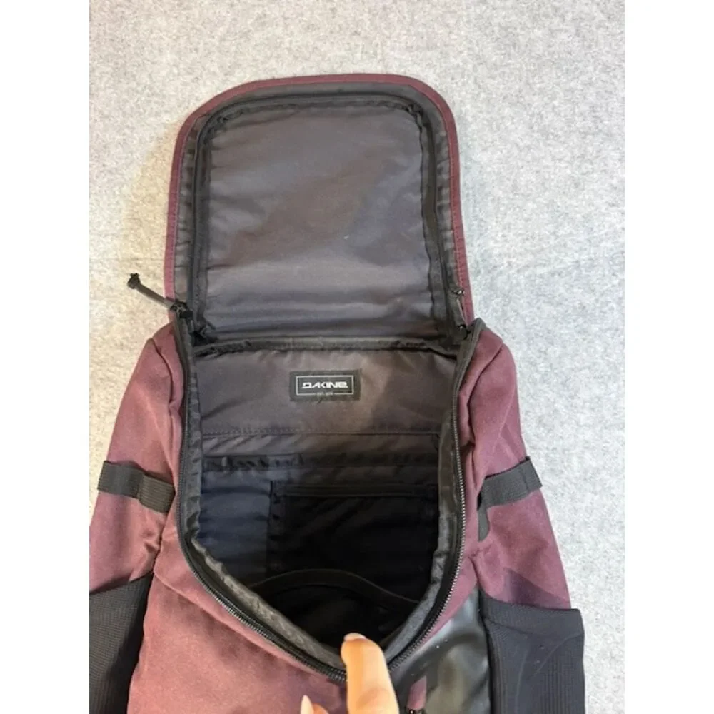 Dakine Backpack Burgundy Plum Black Outdoor Travel Laptop Hiking Pack